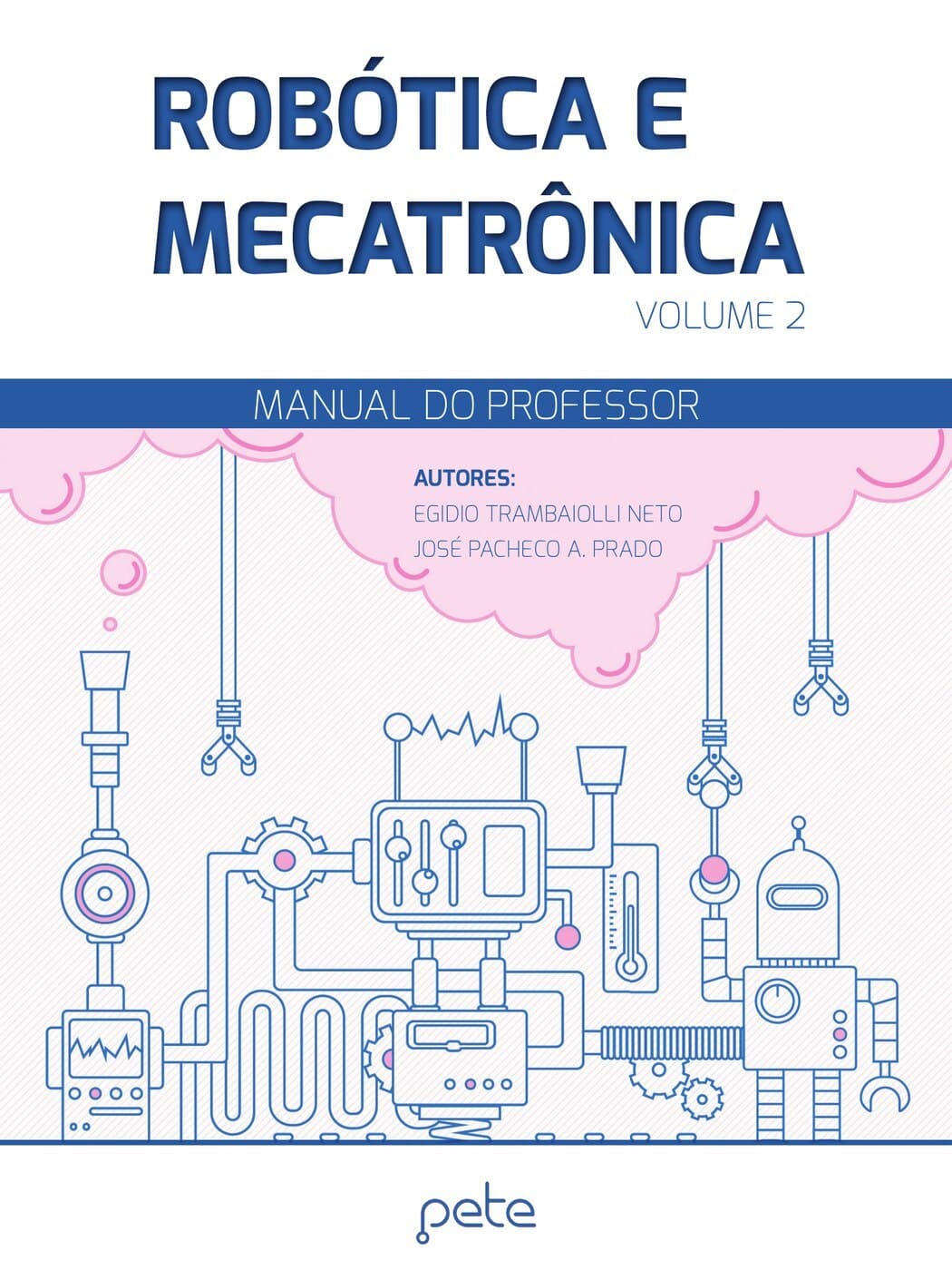 Capa do Manual do Professor — Robótica e Mecatrônica, volume 2