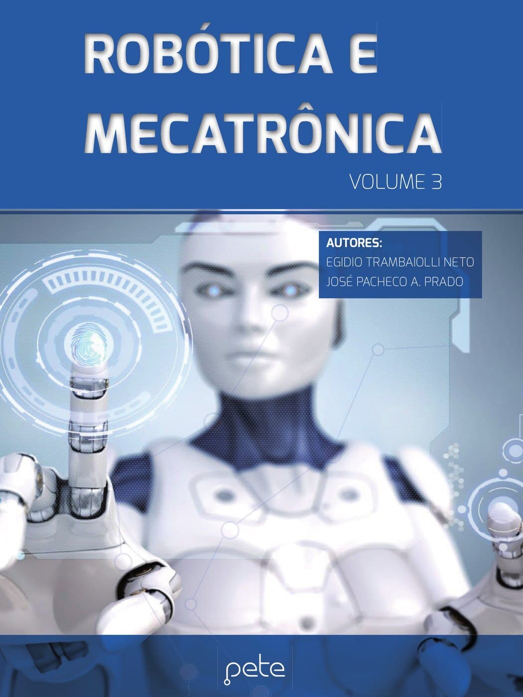 Capa do Livro do Aluno — Robótica e Mecatrônica, volume 3