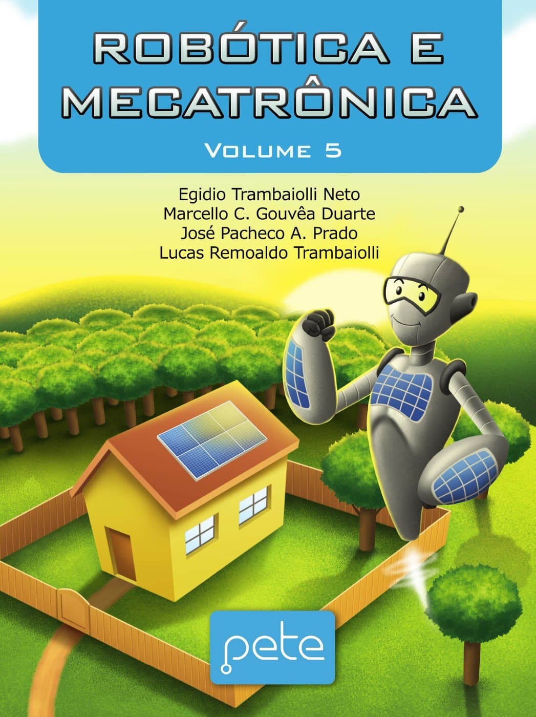 Capa do Livro do Aluno — Robótica e Mecatrônica, volume 5