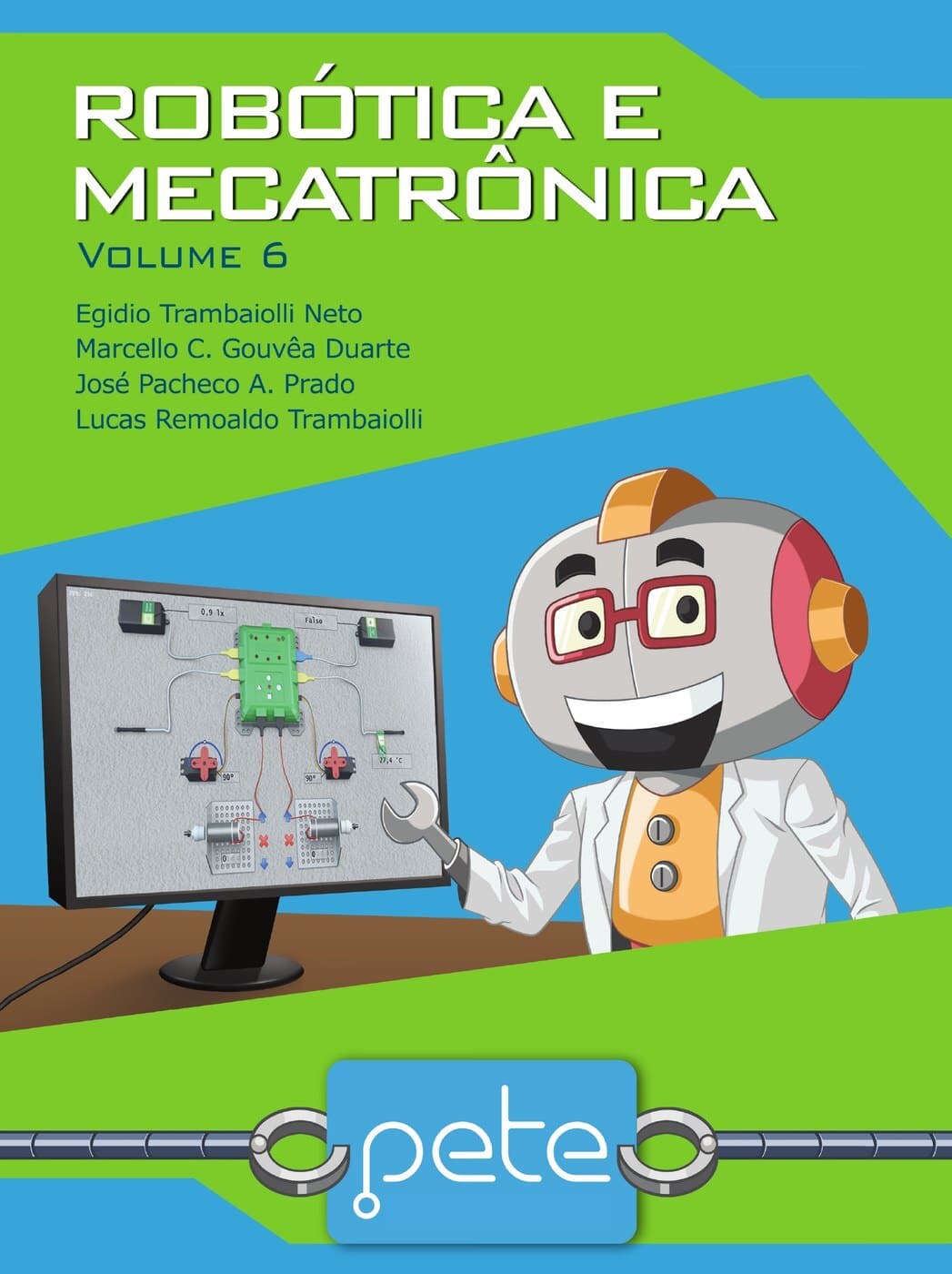 Capa do Livro do Aluno — Robótica e Mecatrônica, volume 6